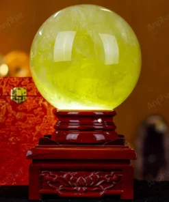 Quả Cầu Phong Thủy Đá Thạch Anh Vàng 1A - 7,02kg - M1977702
