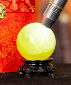 Quả Cầu Phong Thủy Đá Thạch Anh Vàng 2A - 0,3kg - M260603