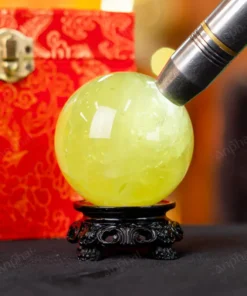 Quả Cầu Phong Thủy Đá Thạch Anh Vàng 2A Có Sao - 0,43kg - M2606043