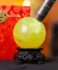 Quả Cầu Phong Thủy Đá Thạch Anh Vàng 2A - 0,47kg - M2606047