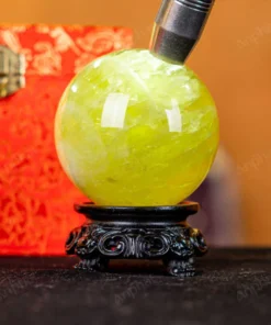 Quả Cầu Phong Thủy Đá Thạch Anh Vàng 2A Có Sao - 0,67kg - M2606067