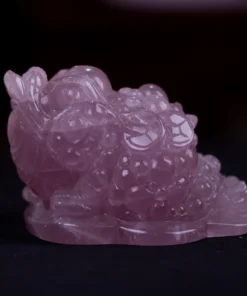 Thiềm Thừ (Cóc 3 Chân - Cóc Ngậm Tiền) Thạch Anh Tím 1,49kg - M13681