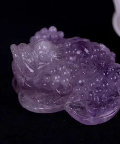 Thiềm Thừ (Cóc 3 Chân - Cóc Ngậm Tiền) Thạch Anh Tím 0,83kg - M13682