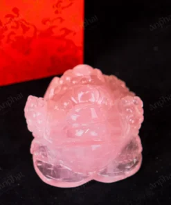 Thiềm Thừ Thạch Anh Hồng - 11cm - M1366078