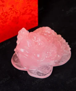 Thiềm Thừ Thạch Anh Hồng - 11cm - M1366078