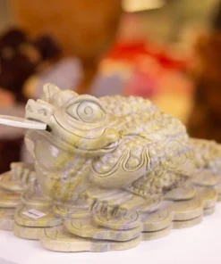 Thiềm Thừ (Cóc 3 Chân, Cóc Ngậm Tiền) Ngọc Serpentine 29kg - M2015