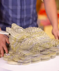 Thiềm Thừ (Cóc 3 Chân, Cóc Ngậm Tiền) Ngọc Serpentine 29kg - M2015