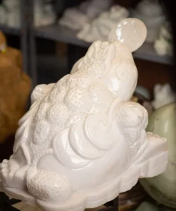 Thiềm Thừ (Cóc 3 Chân, Cóc Ngậm Tiền) Ngọc Marble ~110kg