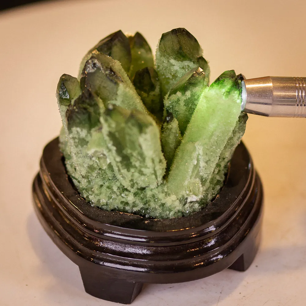 Tinh Thể Thạch Anh Xanh 1,03kg - M20021