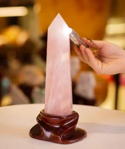 Trụ Thạch Anh Hồng 1,46kg - M07532