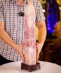 Trụ Thạch Anh Hồng 11,09kg - M07533