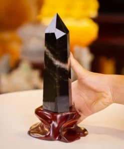 Trụ Thạch Anh Đen 1,36kg - M14552