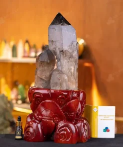 Trụ Đá Thạch Anh Thô Tím Khói - 10,8kg - M1455108