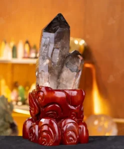 Trụ Đá Thạch Anh Thô Tím Khói - 10,8kg - M1455108