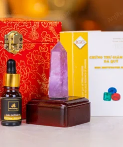 Trụ Thạch Anh Tím - 0,058kg - M27220058