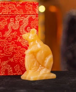 Tượng Chuột Đá Ngọc Hoàng Long - 10cm - M28500272