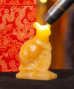 Tượng Chuột Đá Ngọc Hoàng Long - 10cm - M28500272