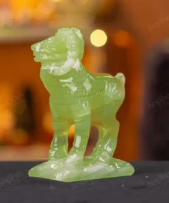 Tượng Dê Đá Onyx Xanh - 12cm - M29010411