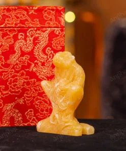 Tượng Khỉ Đá Ngọc Hoàng Long - 10cm - M2850025