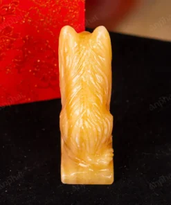 Tượng Mèo Đá Ngọc Hoàng Long - 10cm - M28500308