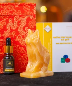 Tượng Mèo Đá Ngọc Hoàng Long - 10cm - M28500308