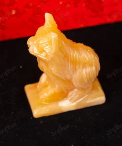 Tượng Mèo Đá Ngọc Hoàng Long - 10cm - M28500308