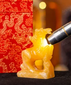 Tượng Ngựa Đá Ngọc Hoàng Long - 10cm - M28500239