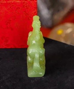 Tượng Ngựa Đá Onyx Xanh - 12cm - M2901041