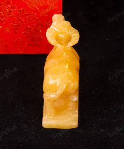 Tượng Trâu Đá Ngọc Hoàng Long - 10cm - M2850027