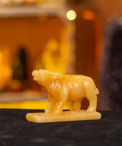 Tượng Trâu Đá Ngọc Hoàng Long - 10cm - M2850027