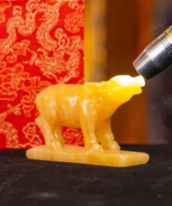 Tượng Trâu Đá Ngọc Hoàng Long - 10cm - M2850027