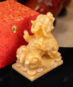 Tỳ Hưu Cánh Tiên Ngọc Hoàng Long - 8cm - M16135