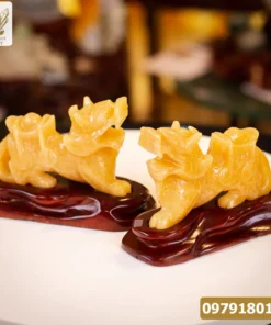 Cặp Tỳ Hưu Ngọc Hoàng Long 20cm - M1777