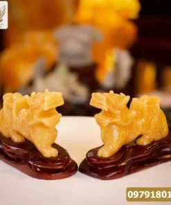 Cặp Tỳ Hưu Ngọc Hoàng Long 20cm - M1777