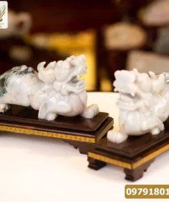 Cặp Tỳ Hưu Ngọc Phỉ Thúy (Ngọc Jadeite) Tự Nhiên Cao Cấp 5,6kg - M2282