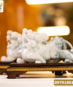 Cặp Tỳ Hưu Ngọc Phỉ Thúy (Ngọc Jadeite) Tự Nhiên Cao Cấp 5,6kg - M2282