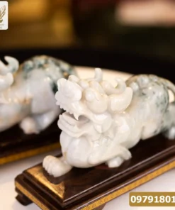 Cặp Tỳ Hưu Ngọc Phỉ Thúy (Ngọc Jadeite) Tự Nhiên Cao Cấp 5,6kg - M2282