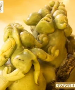 Cặp Tỳ Hưu Ngọc Serpentine Cổ Siêu Khủng - M1405