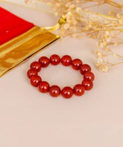 Vòng Tay Mã Não Đỏ 1A 14 Ly 079-0301A-14