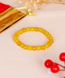 Vòng Tay Mã Não Vàng 1A 8 Ly 079-0351A-8