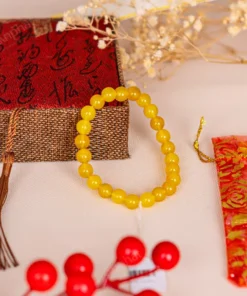 Vòng Tay Mã Não Vàng 1A 8 Ly 079-0351A-8