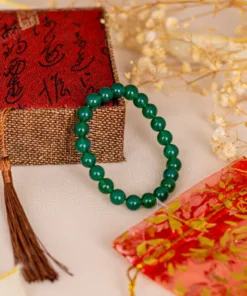 Vòng Tay Mã Não Xanh 1A 8 Ly 079-0371A-8