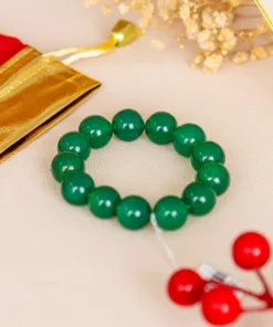 Vòng Tay Mã Não Xanh 1A 14 Ly 079-0371A-14