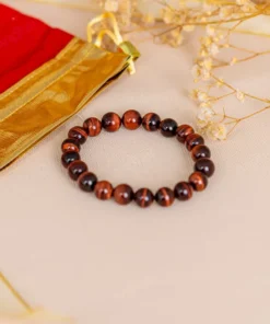 Vòng Tay Mắt Hổ Đỏ 3A 10 Ly 079-0403A-10