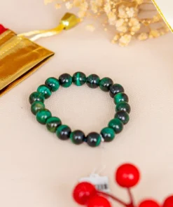 Vòng Tay Mắt Hổ Xanh Lá 1A 10 Ly 079-0441A-10