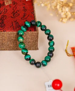 Vòng Tay Mắt Hổ Xanh Lá 1A 10 Ly 079-0441A-10