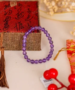 Vòng Tay Thạch Anh Tím 2A 6 Ly 079-0792A-6