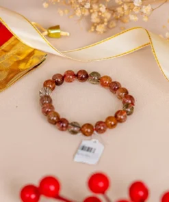 Vòng Tay Thạch Anh Tóc Tam Tài 5A 10 Ly 079-0855A-10