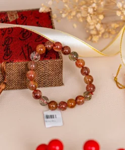 Vòng Tay Thạch Anh Tóc Tam Tài 5A 10 Ly 079-0855A-10