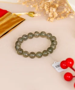 Vòng Tay Thạch Anh Tóc Xanh Loại 1 12 Ly 07-2162-12